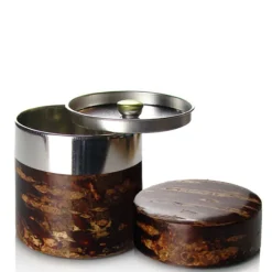 MARIAGE FRÈRES BOÎTE EN ÉCORCE DE CERISIER POLIE- Tea Caddies|Boxes And Paraphernalia
