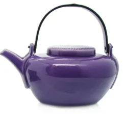 MARIAGE FRÈRES Theiere « AVENTURIER » Céramique pourpre- Ceramic Teapot|Teapots And Teacups
