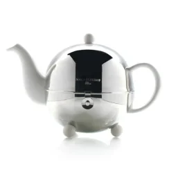 MARIAGE FRÈRES Théière « ART DECO » -,9 l céramique blanche- Ceramic Teapot|Art DéCo 1930 Tea Set
