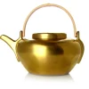 MARIAGE FRÈRES Théière « AVENTURIER» Ceramique email or mat- Ceramic Teapot|Teapots And Teacups