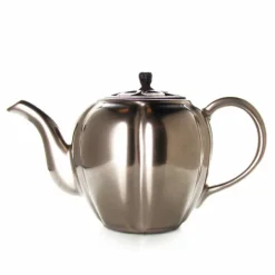 MARIAGE FRÈRES Théière « BRÛLE PARFUM » Ceramique email platine- Ceramic Teapot|Teapots And Teacups
