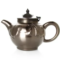 MARIAGE FRÈRES Théière « FORTUNE » Céramique émail platiné mat- Ceramic Teapot|Teapots And Teacups
