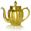 MARIAGE FRÈRES Théière « LUCKY STAR » ceramique email or mat- Ceramic Teapot|Teapots And Teacups
