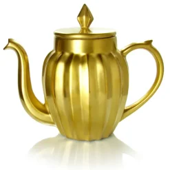 MARIAGE FRÈRES Théière « LUCKY STAR » ceramique email or mat- Ceramic Teapot|Teapots And Teacups