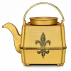 MARIAGE FRÈRES Théière en fonte FILS DE FRANCE - couleur or- Cast-Iron Teapot|Teapots And Teacups
