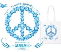 MARIAGE FRÈRES TOTE BAG 'FLOWER SUMMER'- Tote Bags 'flower Summer'|Tote Bags 'flower Summer'