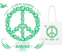 MARIAGE FRÈRES TOTE BAG FLOWER SUMMER- Tote Bags 'flower Summer'|Tote Bags 'flower Summer'